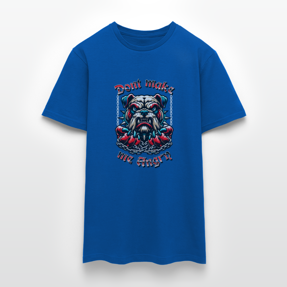 Angry Bulldog T-Shirt - Royalblau