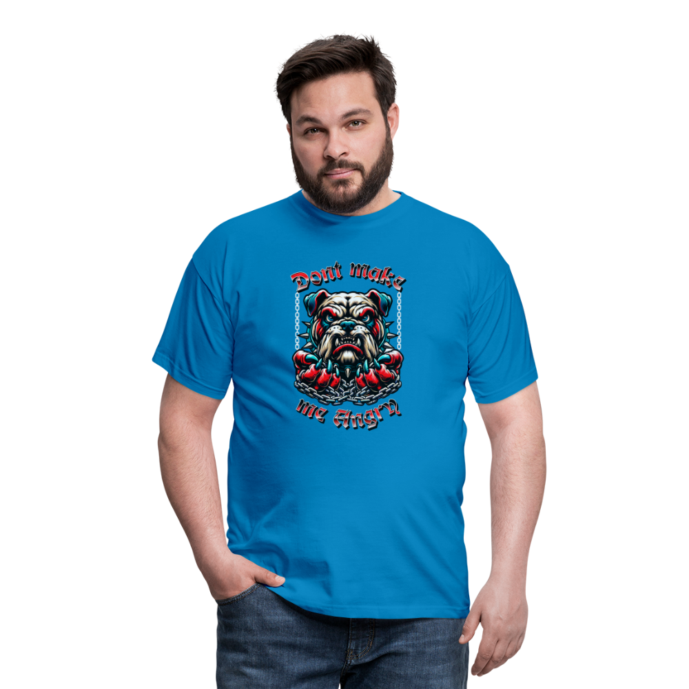 Angry Bulldog T-Shirt - Royalblau