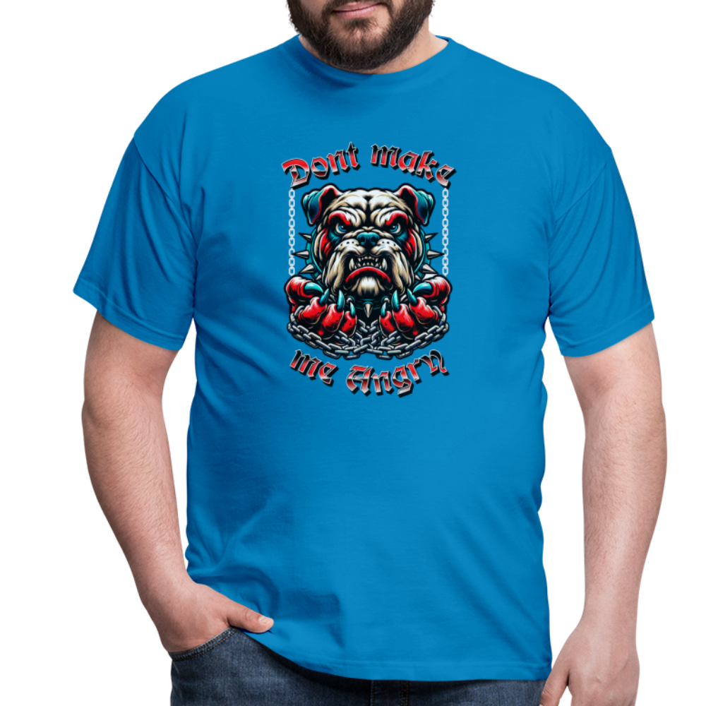 Angry Bulldog T-Shirt - Royalblau