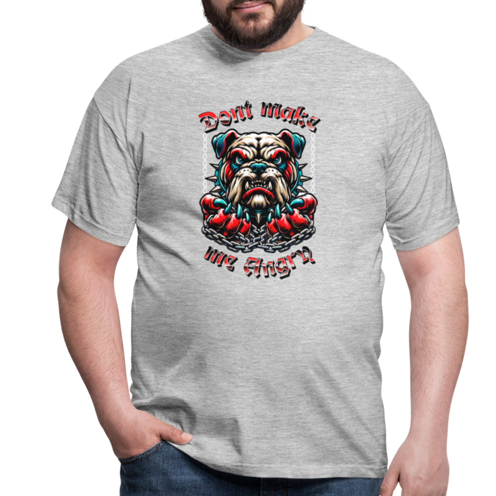 Angry Bulldog T-Shirt - Grau meliert