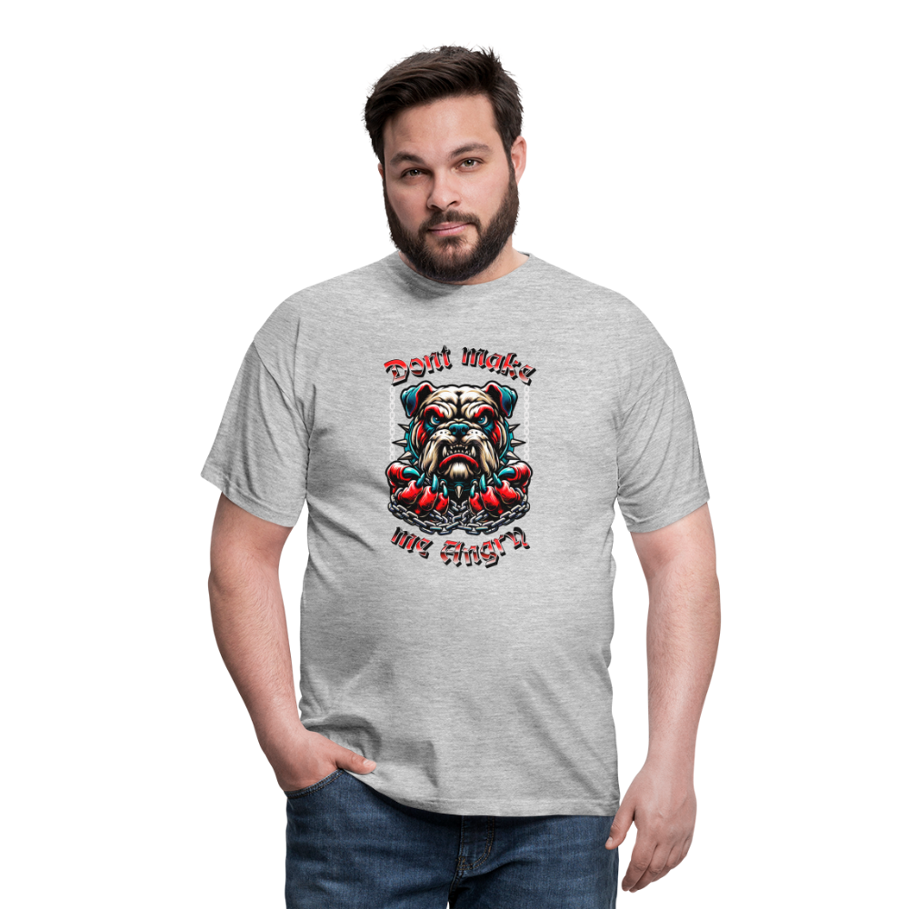 Angry Bulldog T-Shirt - Grau meliert