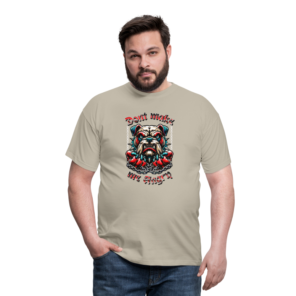 Angry Bulldog T-Shirt - Sandbeige