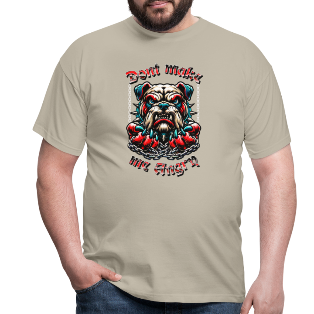 Angry Bulldog T-Shirt - Sandbeige