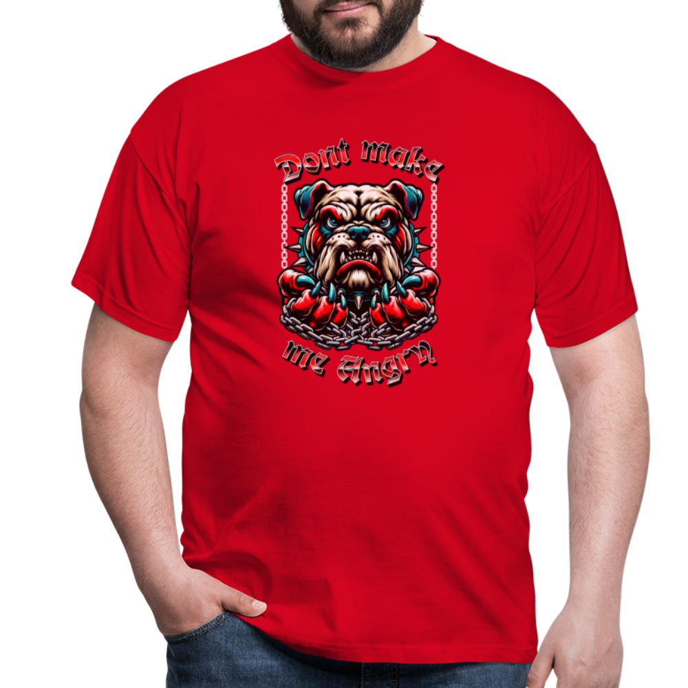 Angry Bulldog T-Shirt - Rot