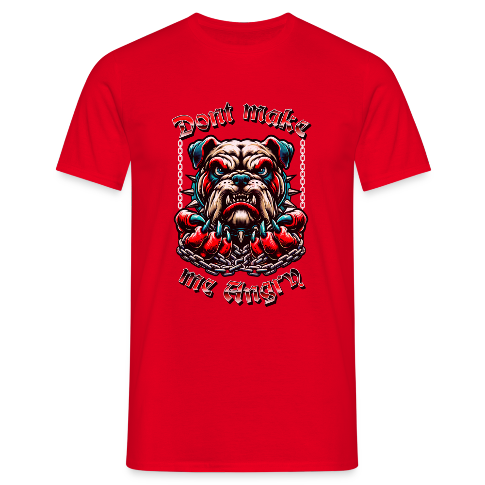 Angry Bulldog T-Shirt - Rot