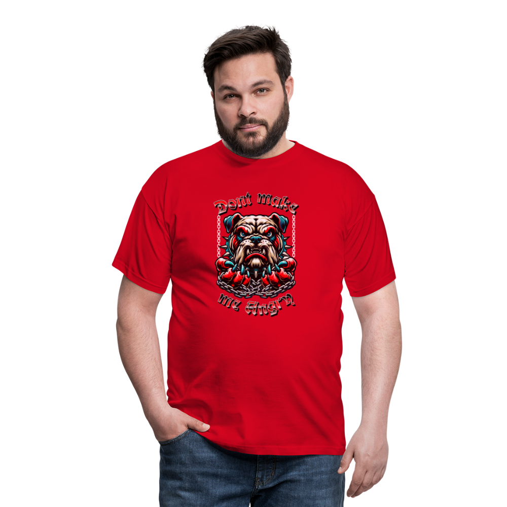 Angry Bulldog T-Shirt - Rot