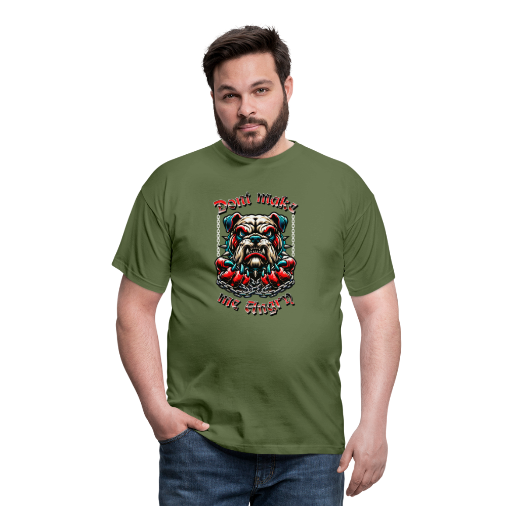 Angry Bulldog T-Shirt - Militärgrün