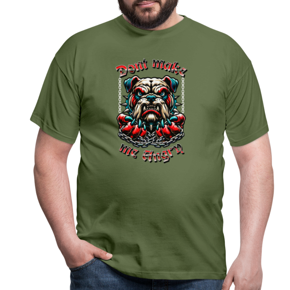 Angry Bulldog T-Shirt - Militärgrün