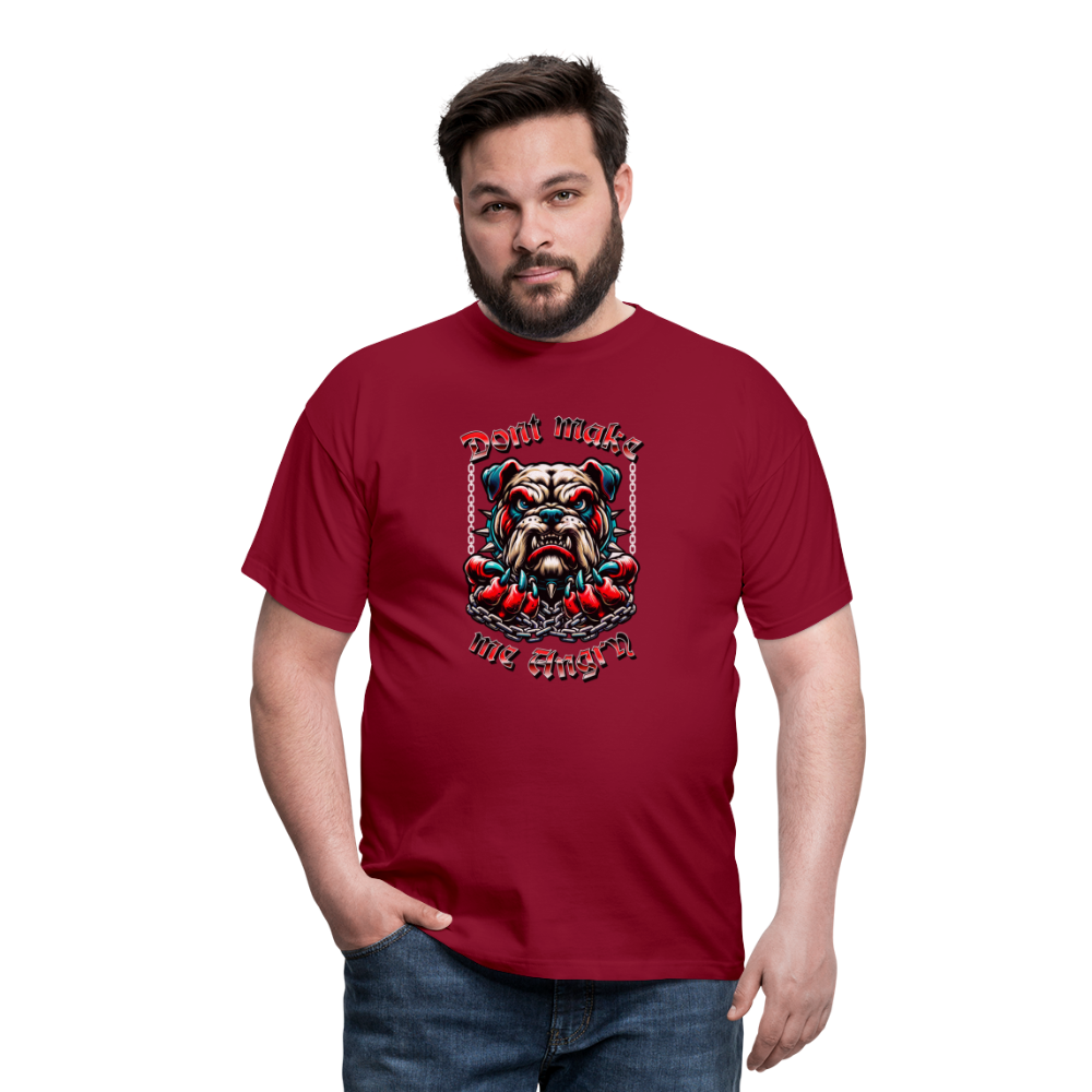 Angry Bulldog T-Shirt - Ziegelrot