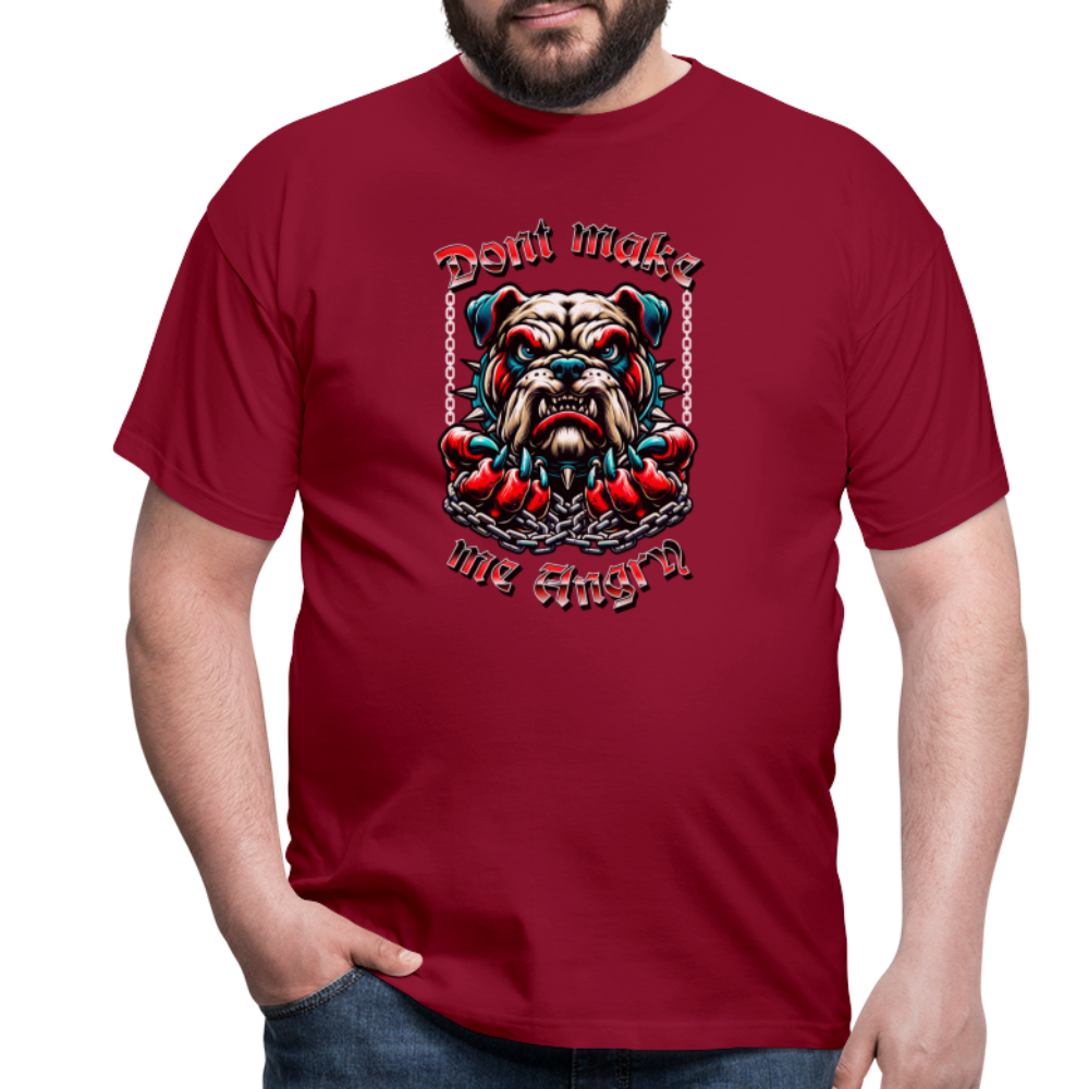 Angry Bulldog T-Shirt - Ziegelrot