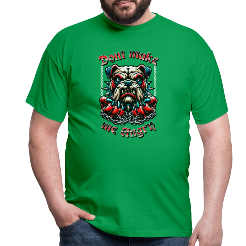 Angry Bulldog T-Shirt - Kelly Green