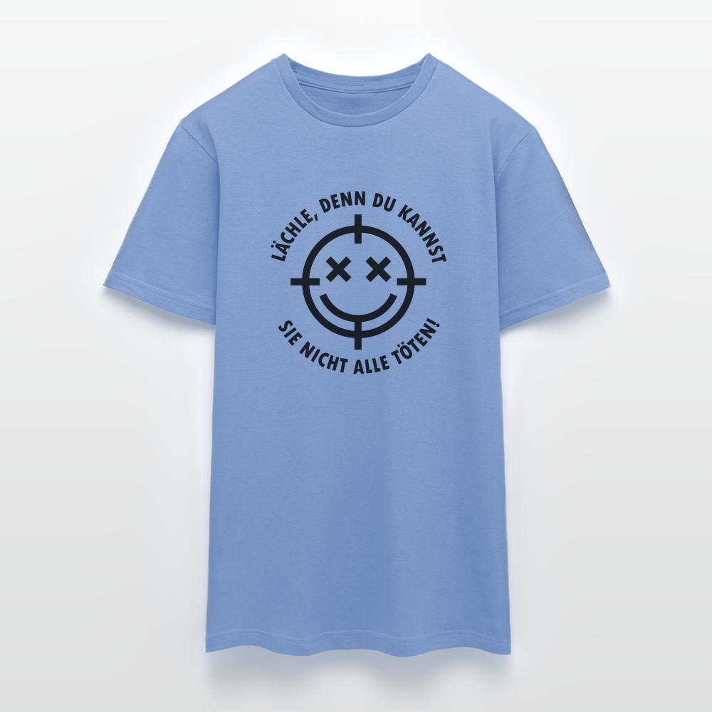 Lächle einfach T-Shirt - carolina blue