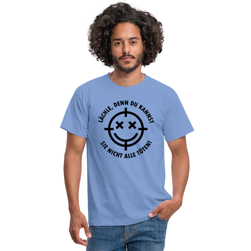 Lächle einfach T-Shirt - carolina blue