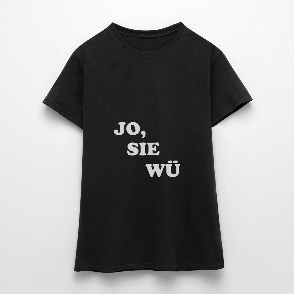 JO SIE WÜ T-Shirt FRAUEN - Schwarz