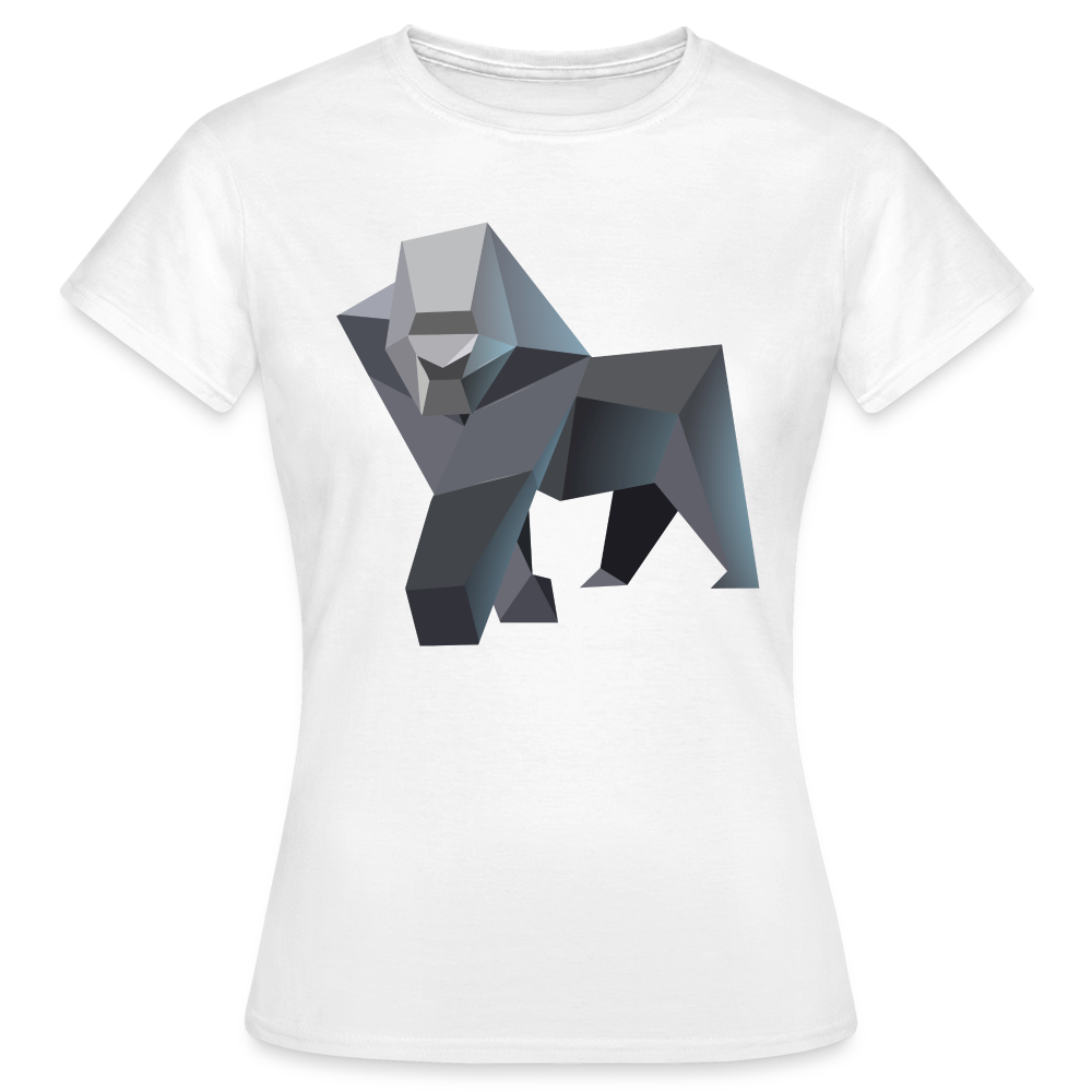 Frauen T-Shirt Gorilla - Weiß