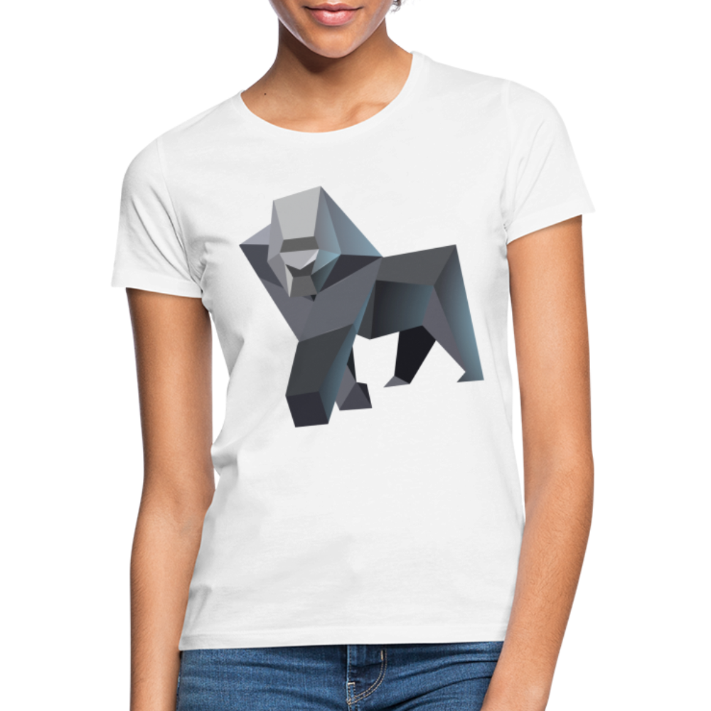 Frauen T-Shirt Gorilla - Weiß