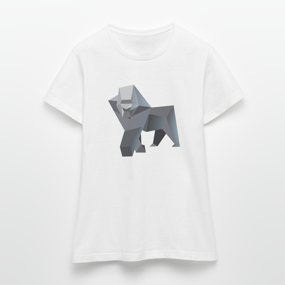 Frauen T-Shirt Gorilla - Weiß