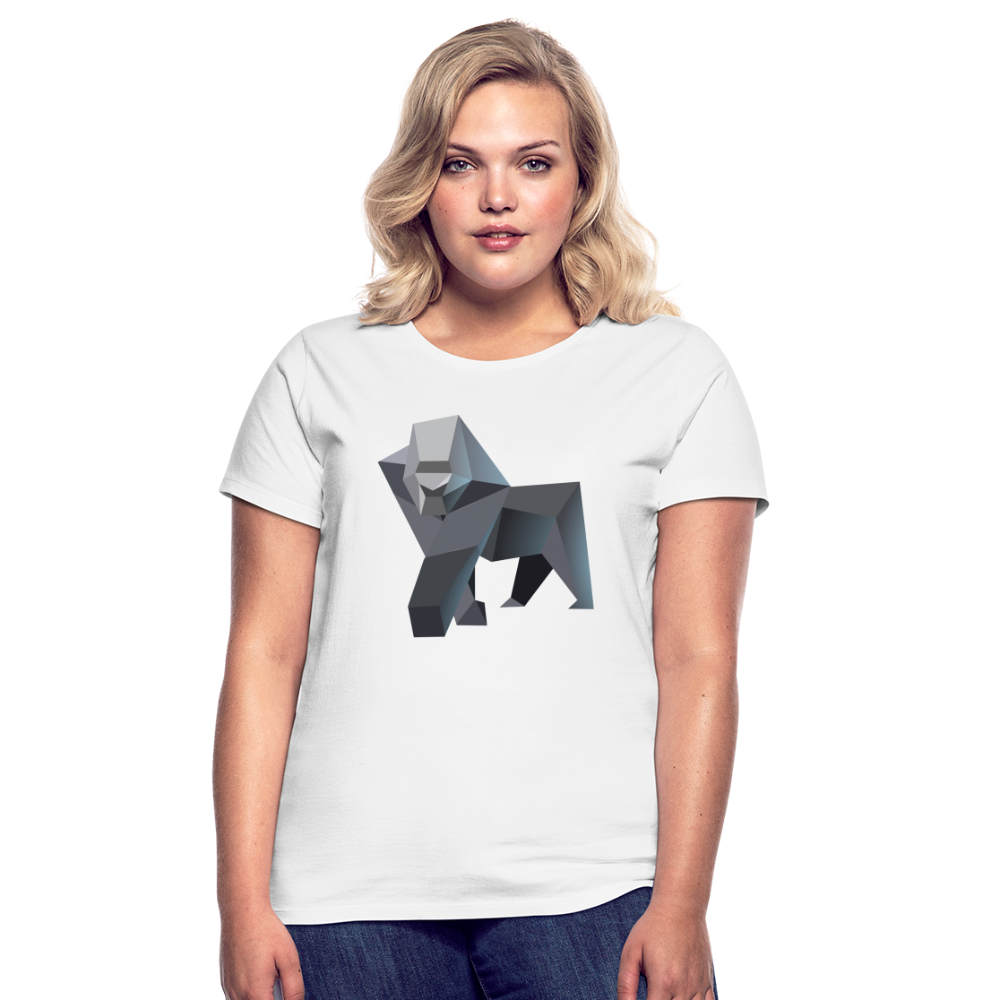 Frauen T-Shirt Gorilla - Weiß