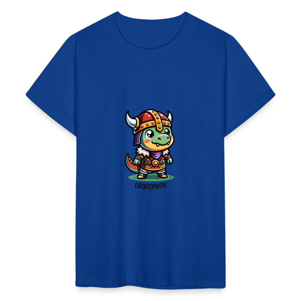 Drachenjunge Teenager T-Shirt - Royalblau