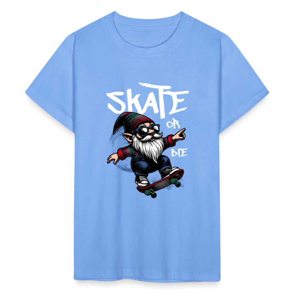 Skater Zwerg Teenager T-Shirt - Himmelblau