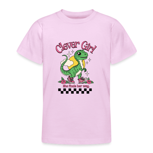 Clever Girl Teenager T-Shirt - Hellrosa