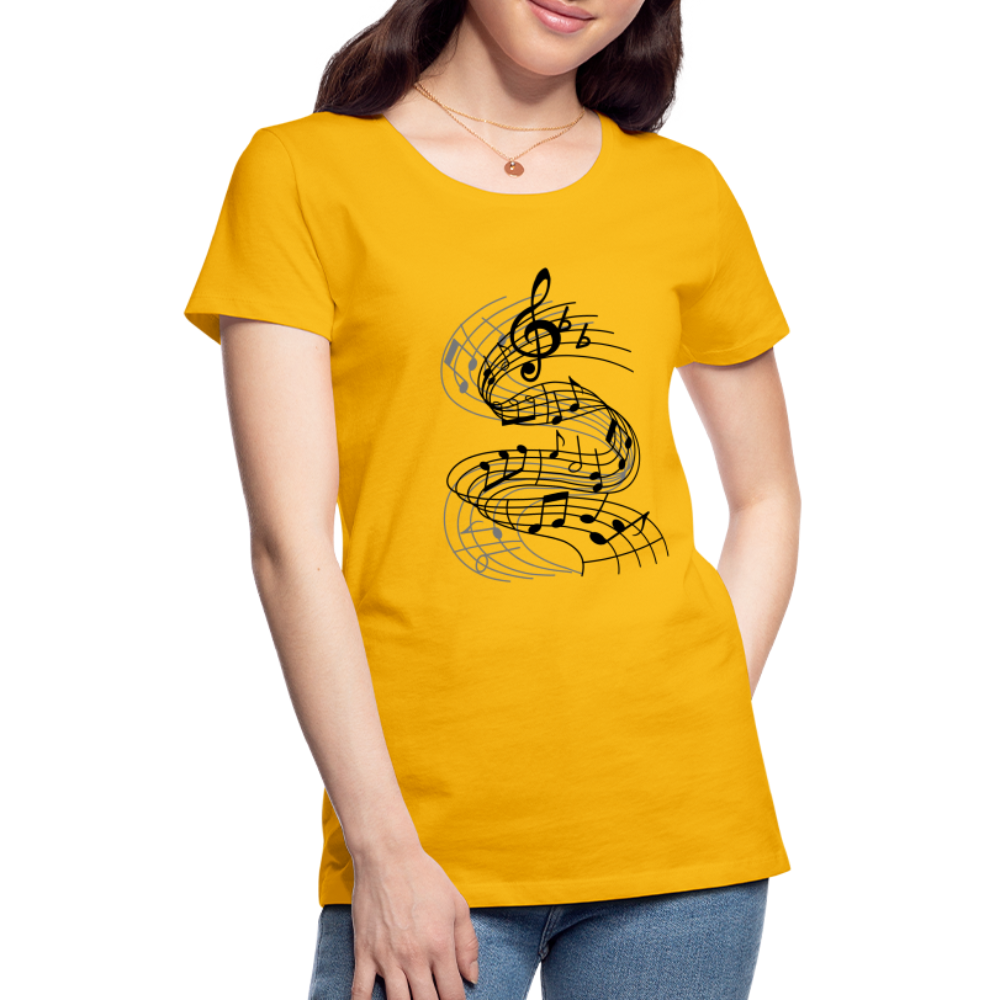 Frauen Premium T-Shirt - Sonnengelb