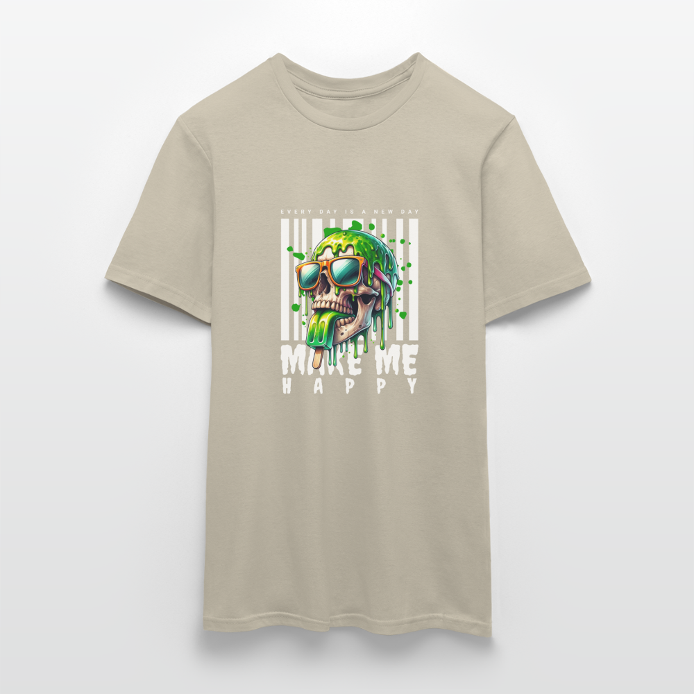 Make me Happy T-Shirt - Sandbeige