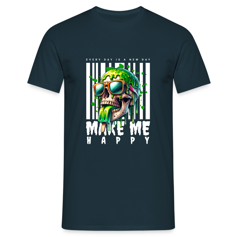 Make me Happy T-Shirt - Navy