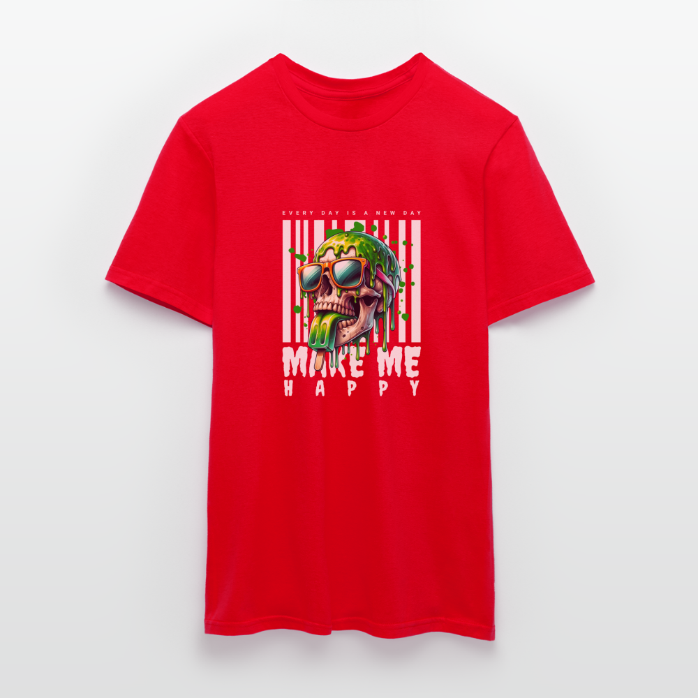 Make me Happy T-Shirt - Rot