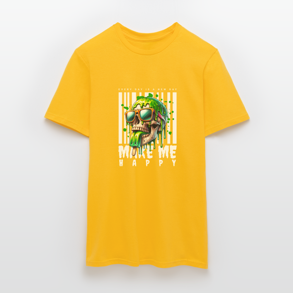 Make me Happy T-Shirt - Gelb