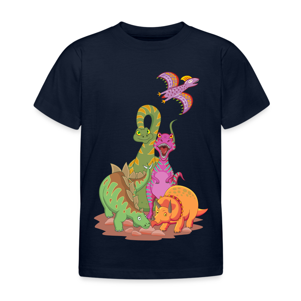 Kinder T-Shirt Dinos - Navy