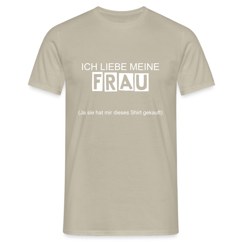 Männer T-Shirt - Sandbeige
