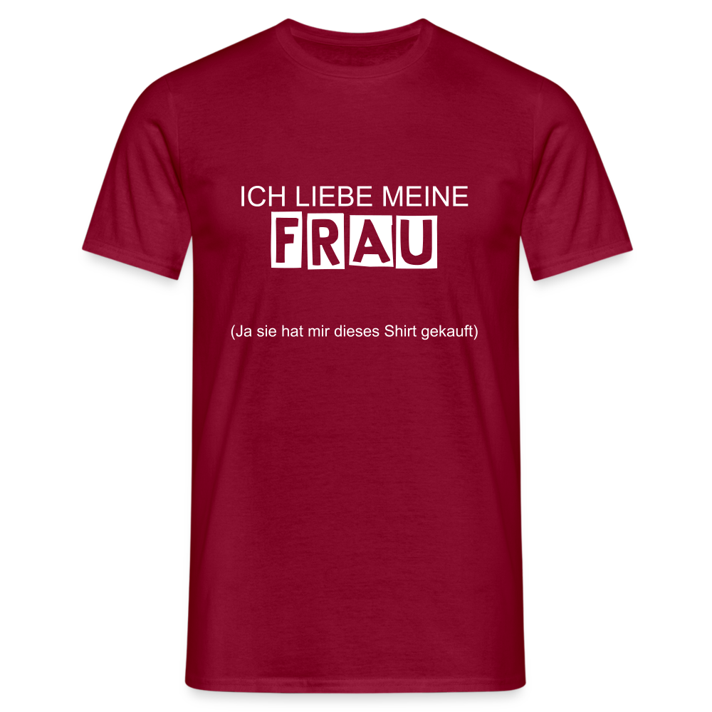 Männer T-Shirt - Ziegelrot