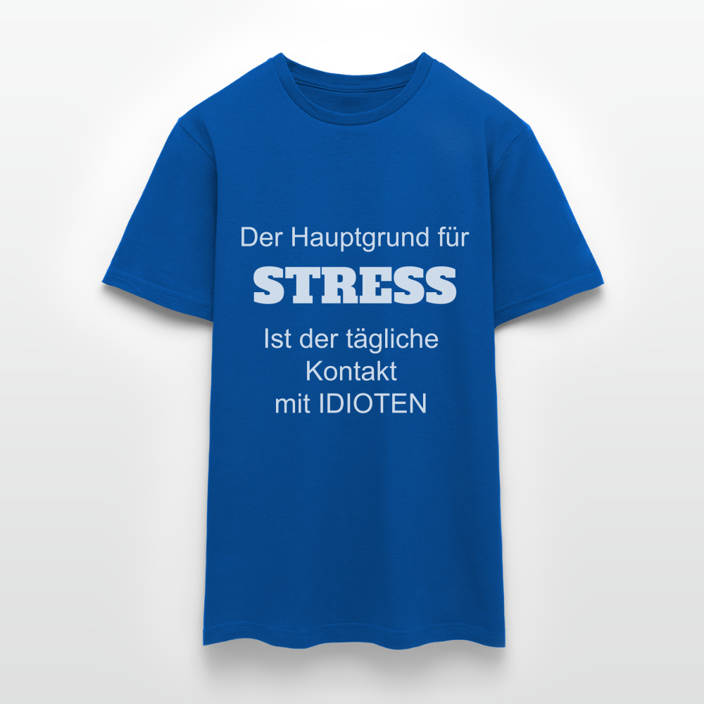 STRESS T-Shirt - Royalblau