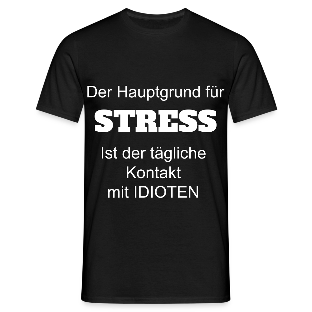 STRESS T-Shirt - Schwarz