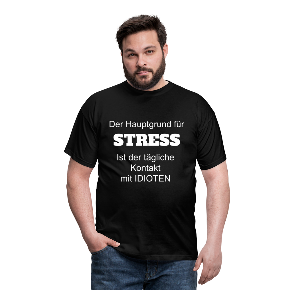 STRESS T-Shirt - Schwarz