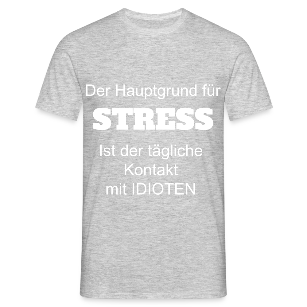 STRESS T-Shirt - Grau meliert