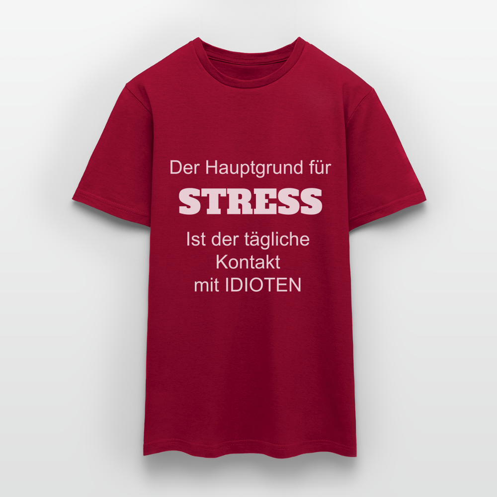 STRESS T-Shirt - Ziegelrot