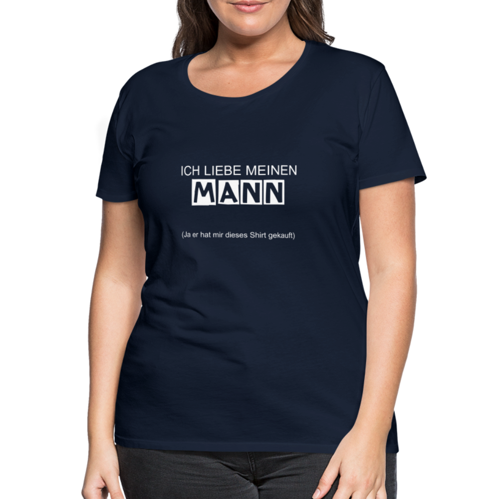 Frauen Premium T-Shirt - Navy