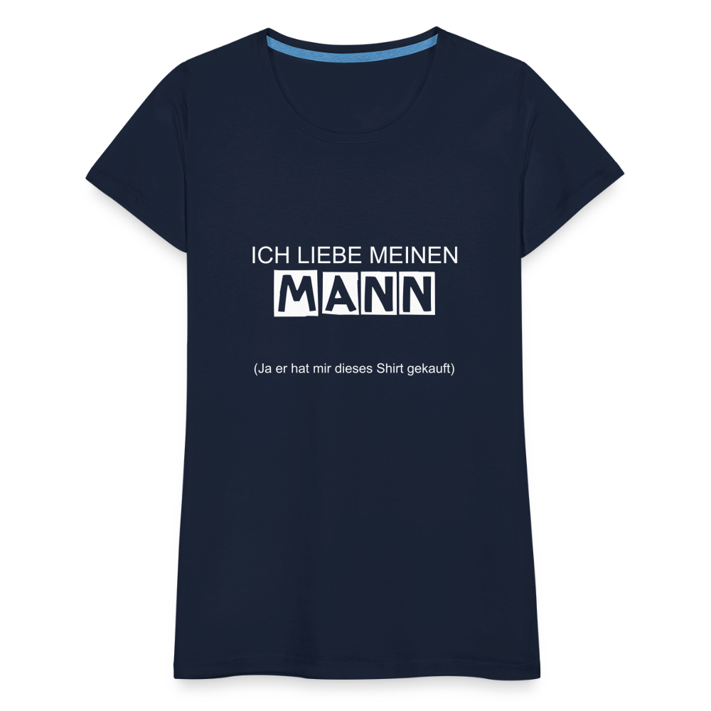 Frauen Premium T-Shirt - Navy