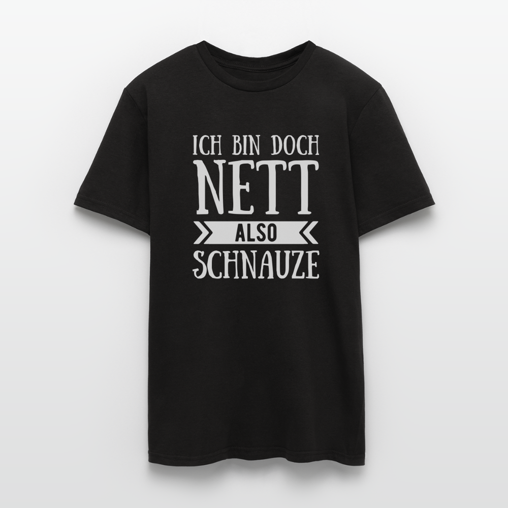 T-Shirt ich bin doch nett - Schwarz