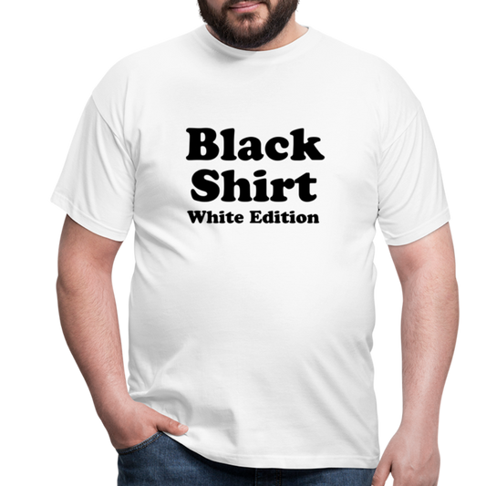 T-Shirt Black Edition - Weiß