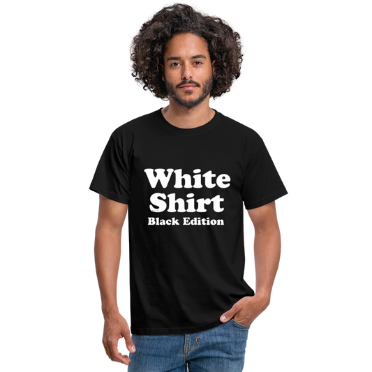 T-Shirt White Edition - Schwarz