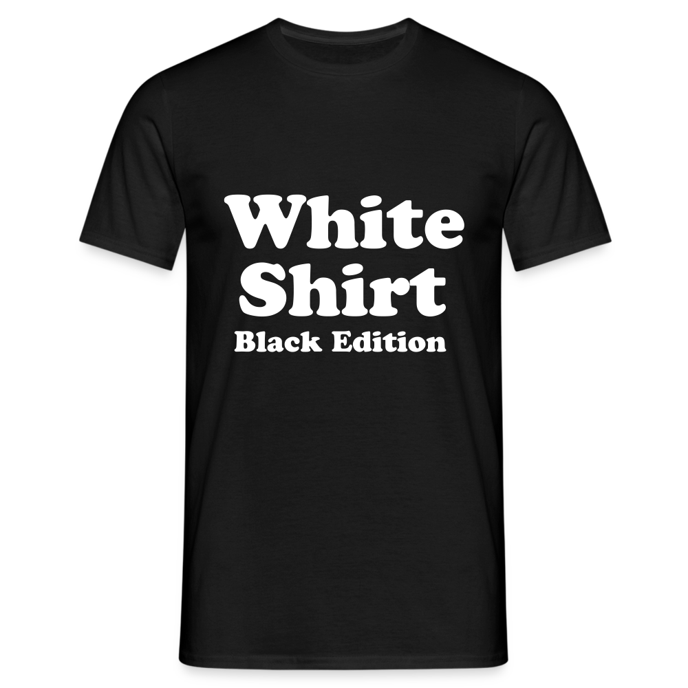 T-Shirt White Edition - Schwarz