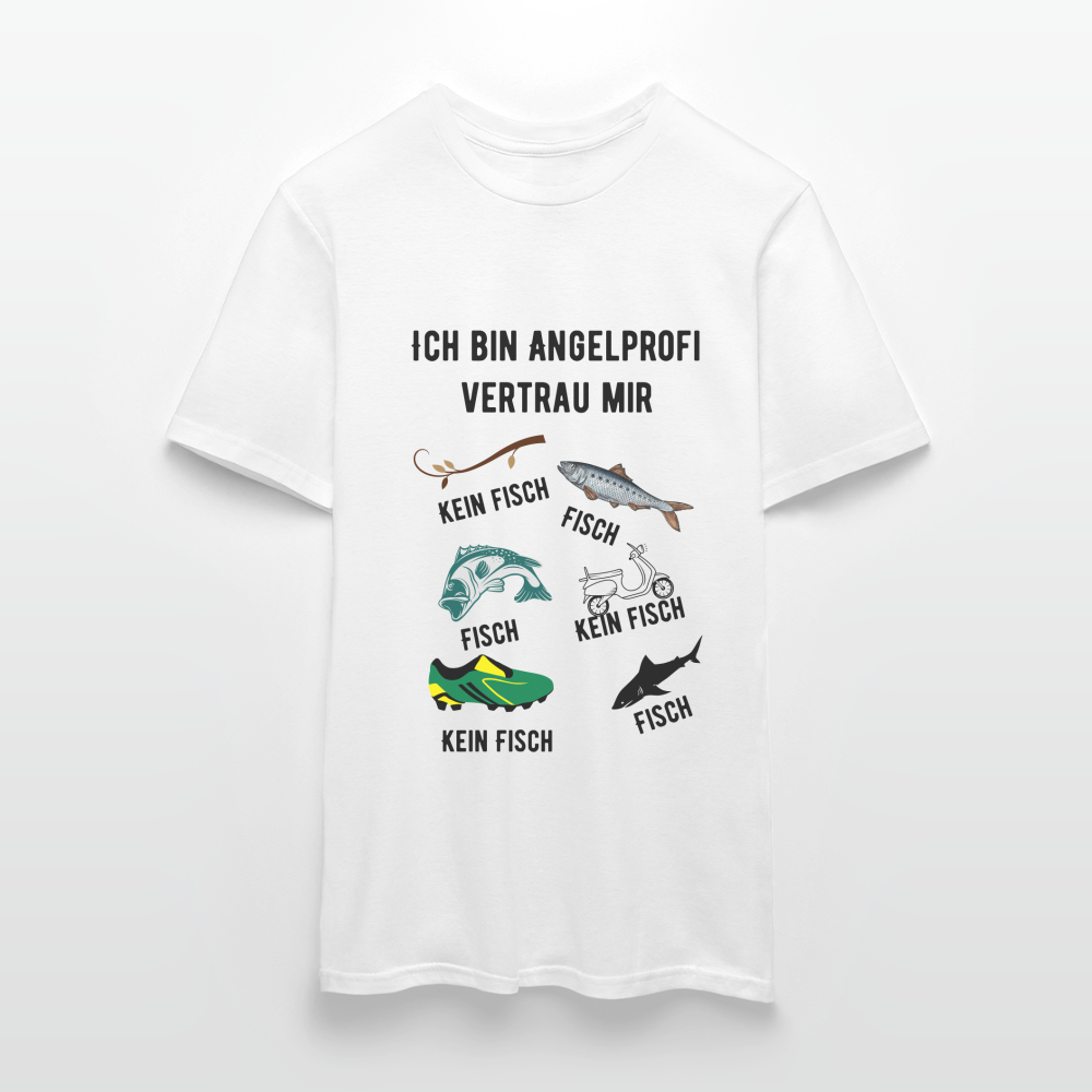 T-Shirt Angelprofi - Weiß