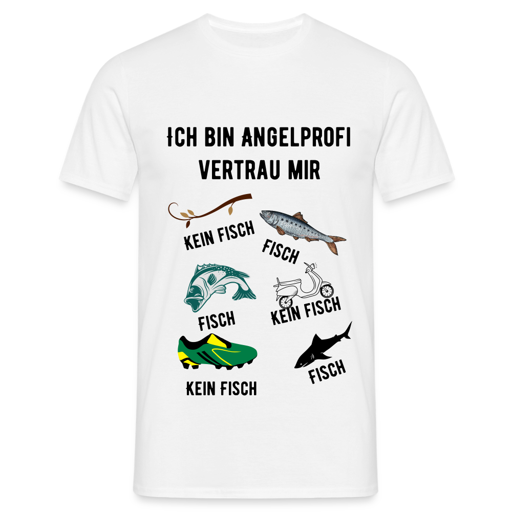 T-Shirt Angelprofi - Weiß