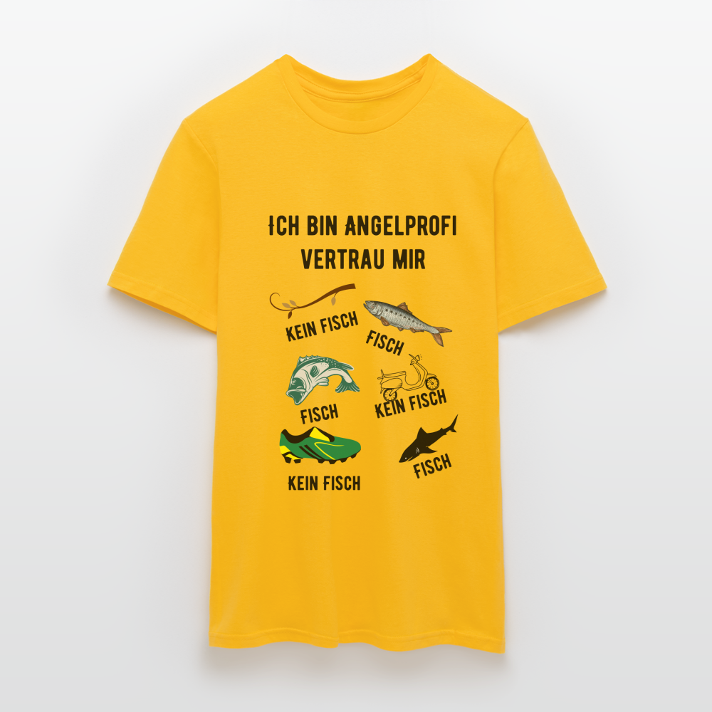 T-Shirt Angelprofi - Gelb