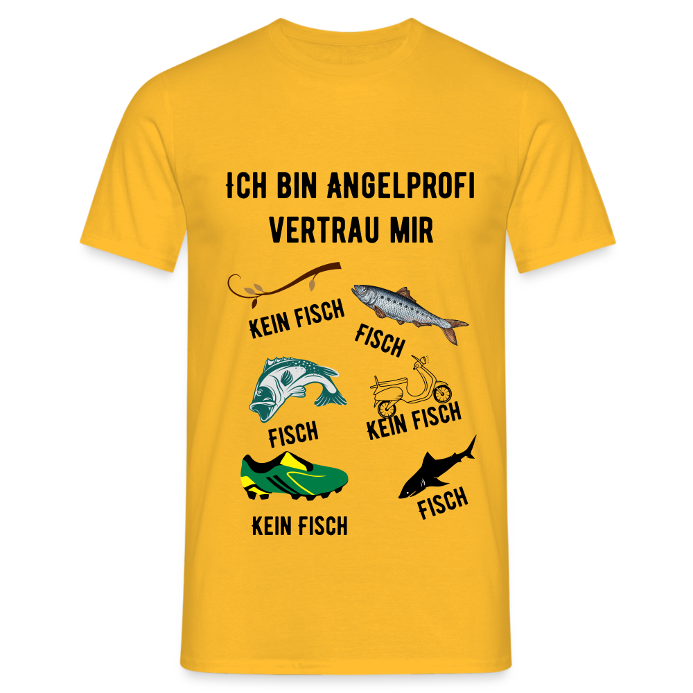 T-Shirt Angelprofi - Gelb