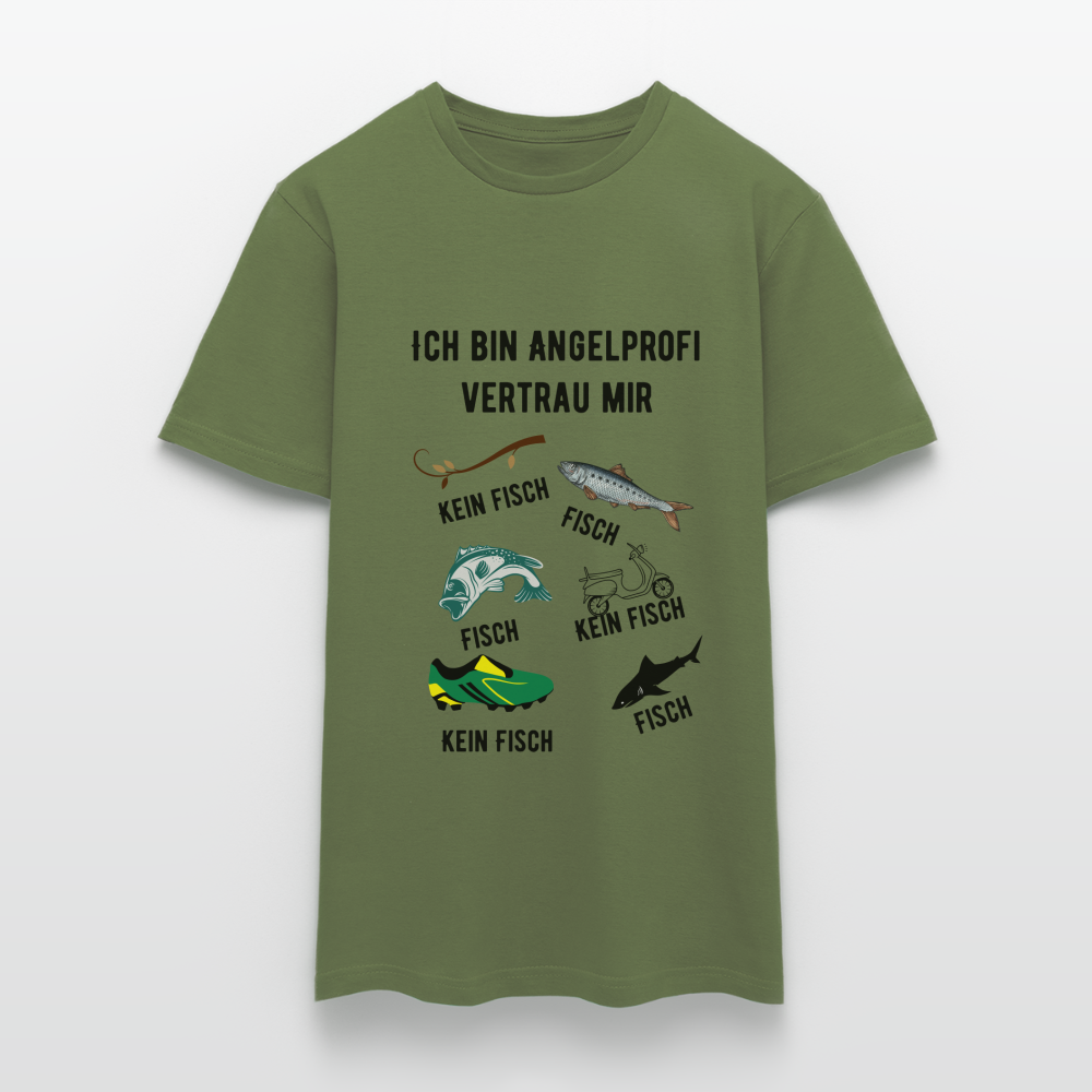 T-Shirt Angelprofi - Militärgrün