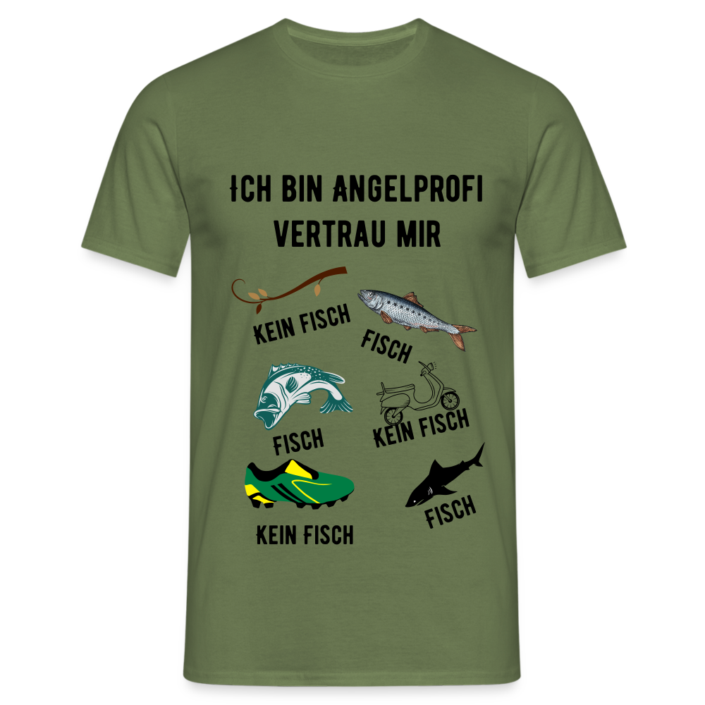 T-Shirt Angelprofi - Militärgrün